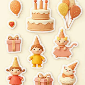 Birthdays & Anniversaries - Sticker Sheet v5